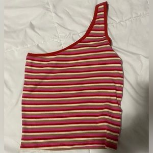 One shoulder tank top